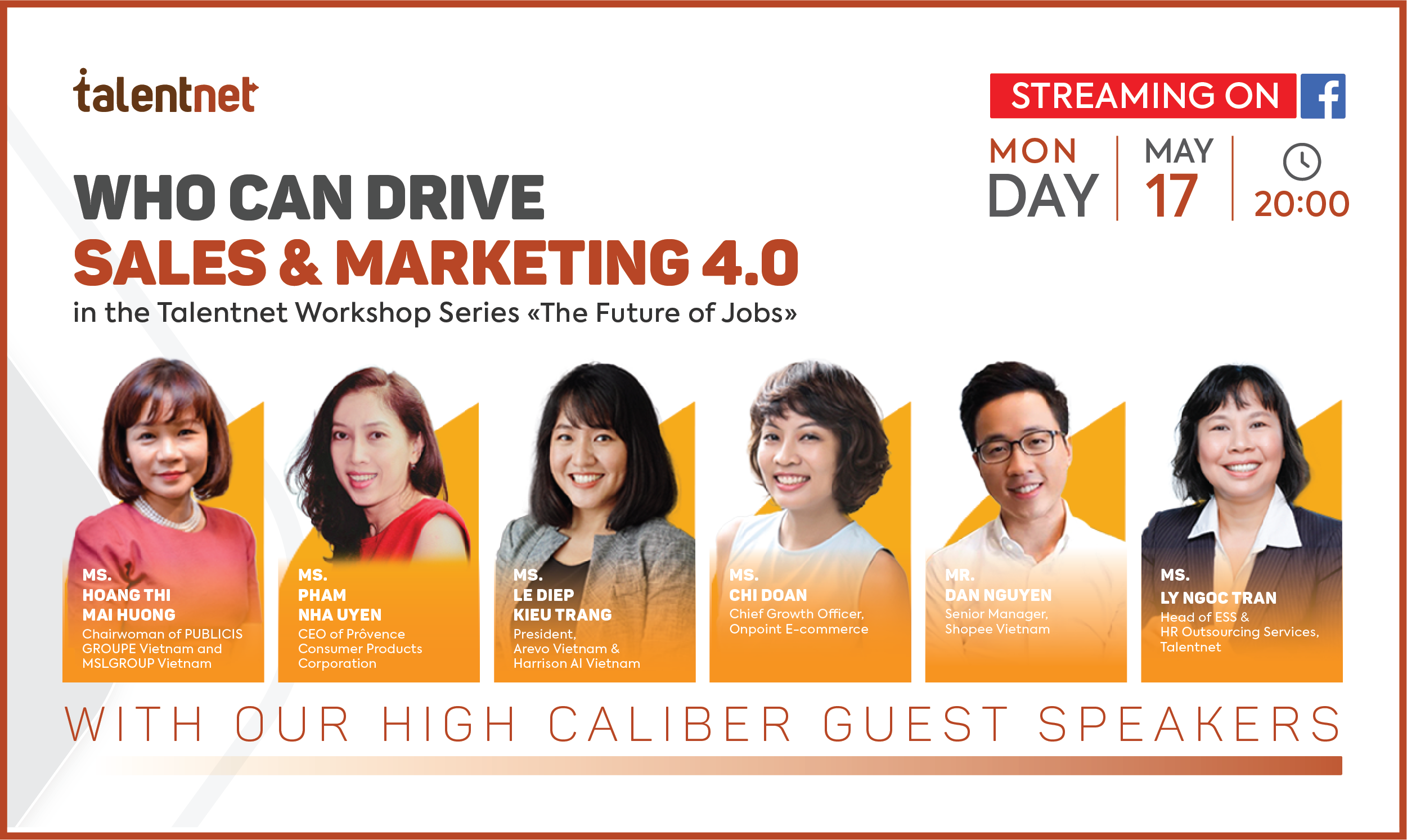 Exclusive Workshop: "Who Can Drive Sales And Marketing 4.0?" 5 SPEAKERS
